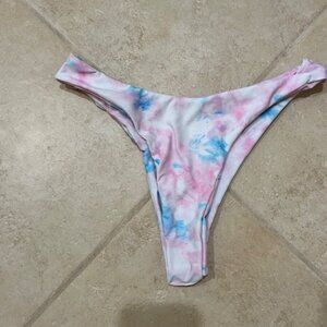 Cotton Candy Thong Bikini Bottom